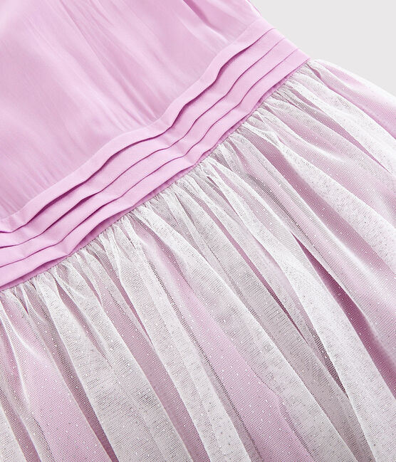 Girls' Crêpe and Tulle Formal Dress BOHEME pink