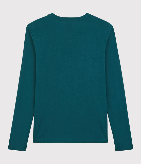 Women's Iconic Round-Neck Cotton T-Shirt PINEDE green