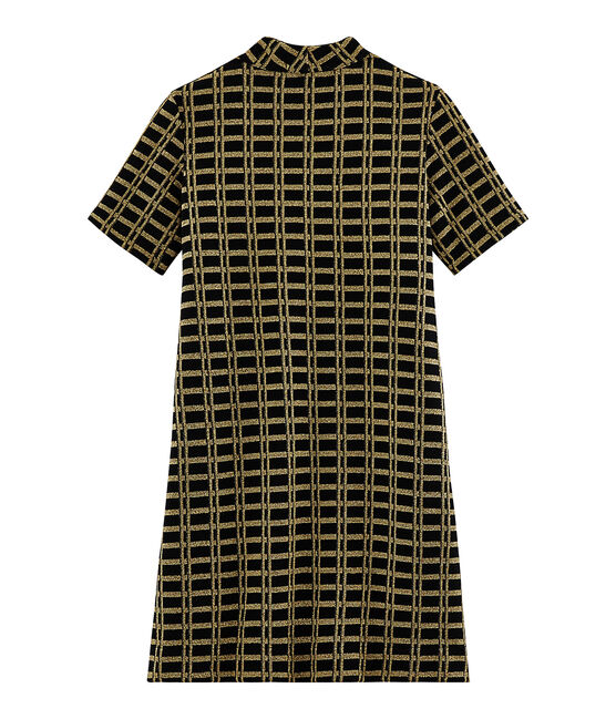 Women's Short-Sleeved Checked Dress variante 1