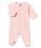 Baby's sleepsuit JOLI pink/CONCRETE grey