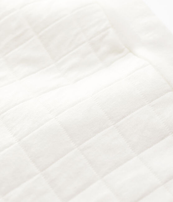 Babies' Organic Tube Knit Trousers MARSHMALLOW white