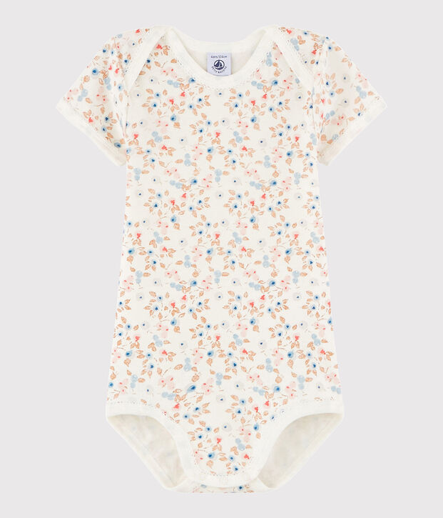 Body manches courtes b&eacute;b&eacute; fille white/multicolor