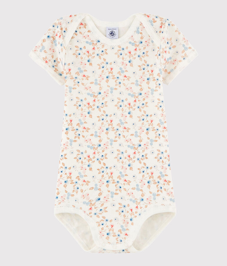 Body manches courtes b&eacute;b&eacute; fille white/multicolor