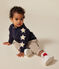 Babies' fleece sweatshirt SMOKING blue