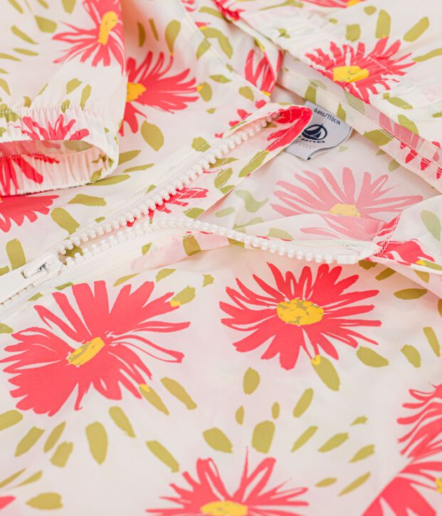 CHILDREN'S ULTRA-LIGHTWEIGHT WINDBREAKER white/multicolor