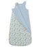 Baby Boys' Reversible Sleeping Bag in Cotton MARSHMALLOW white/CONTES blue