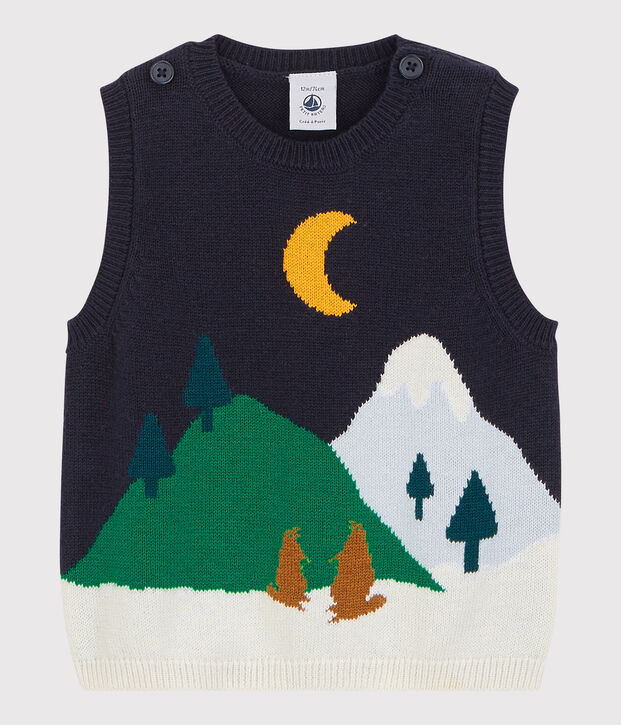 Babies' Wool/Cotton Jumper SMOKING