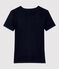 Women's Iconic Cotton V-Neck T-Shirt SMOKING blue