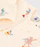 Babies' Paris Themed Fleece Sleepsuit AVALANCHE white/MULTICO