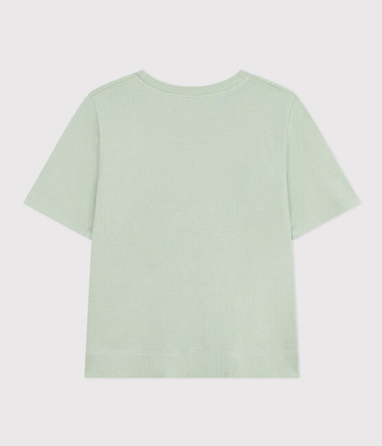 Women's Boxy Cotton T-Shirt HERBIER green