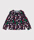 Little girl's long-sleeved flannel blouse