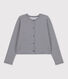 Women's Thick Cotton Poppered Cardigan