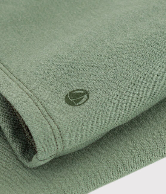Girls' Cotton Cardigan CROCO green