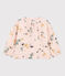 Girls' Cotton Gauze Print Cardigan SALINE pink/MULTICO white