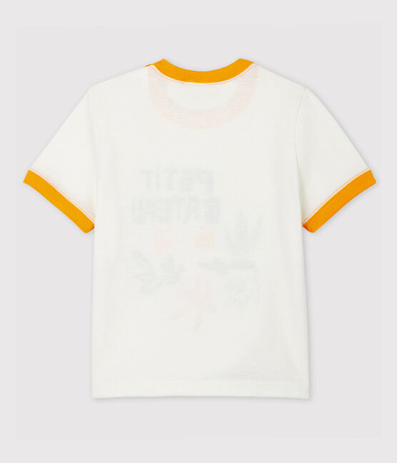 Babies' Cotton T-Shirt MARSHMALLOW white