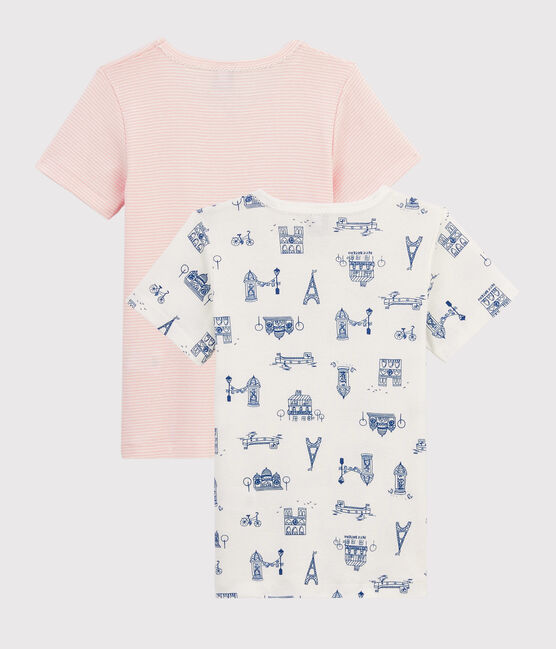 Girls' Paris Print Short-sleeved T-Shirt - 2-Piece Set variante 1