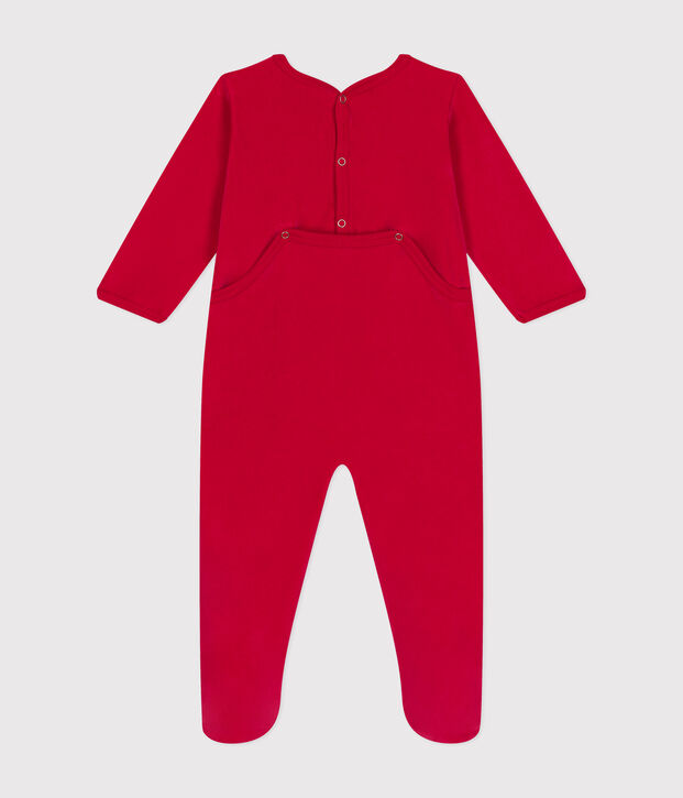 Dors bien en velours b&eacute;b&eacute; red