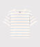 Women's BOXY Cotton T-Shirt PLEINAIR /MARSHMALLOW