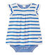 Baby girls' striped bodysuit dress