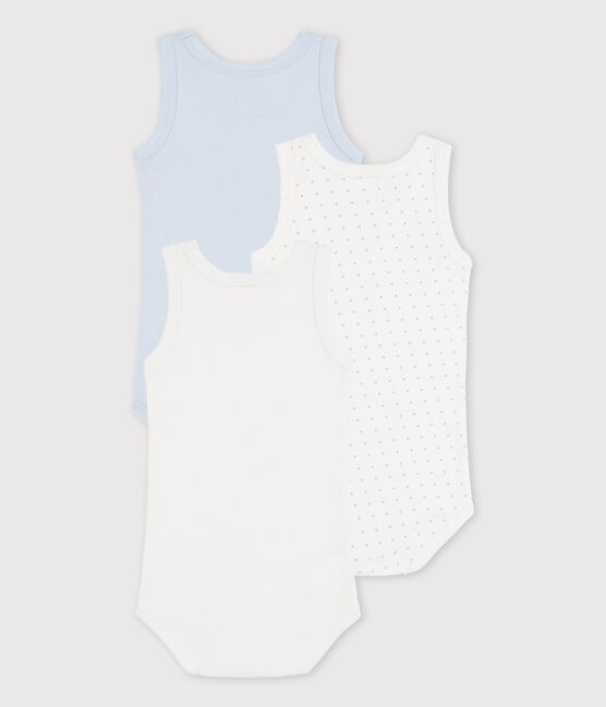 Sleeveless Organic Cotton Bodysuits - 3-Pack variante 1