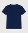 Boys' Short-Sleeved Cotton T-Shirt MEDIEVAL blue