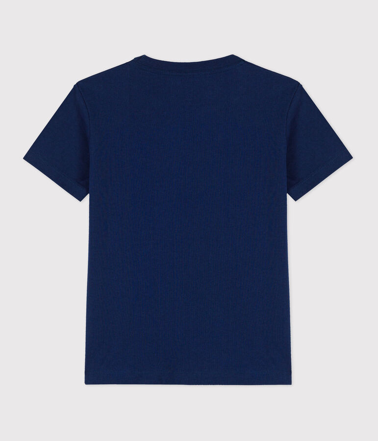 Boys' Short-Sleeved Cotton T-Shirt blue