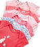 Surprise pack of 7 short-sleeved bodysuits for baby girls variante 1