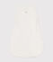 Babies' 1 TOG printed cotton sleeping bag MARSHMALLOW white/MISTIGRI white