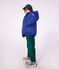 Children's plain puffer jacket blue