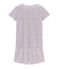 Girls' short Pyjamas MARSHMALLOW white/MULTICO white