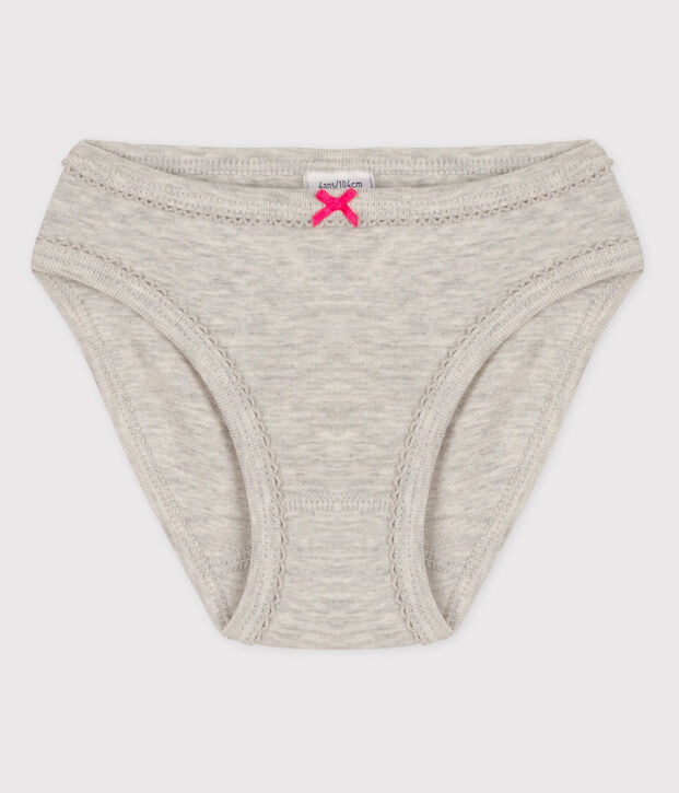 Girls' Cotton Briefs BELUGA CHINE