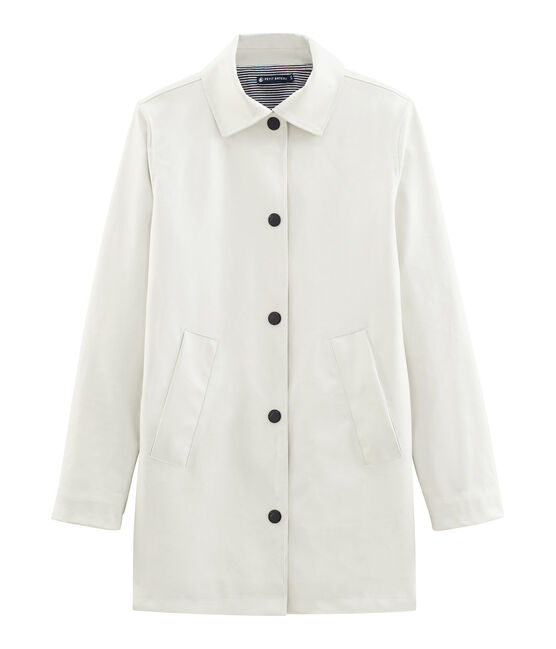 women's urban raincoat MARSHMALLOW white