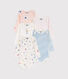Baby girls' long-sleeved bodysuit - Set of 5