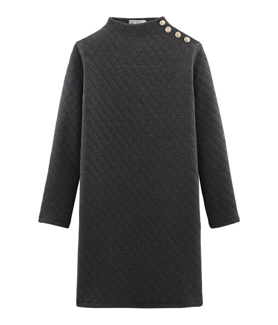 Women's Long-Sleeved Tube Knit Dress CITY CHINE grey