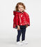 Baby Girls' Glossy Rain Cape TERKUIT red