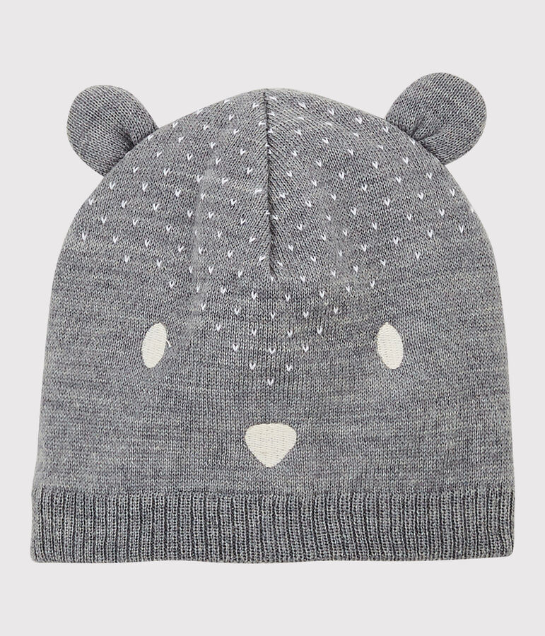 Babies' Knitted Hat SUBWAY CHINE grey