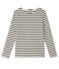Women's sailor top in heavy jersey COQUILLE beige/SMOKING blue