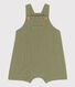 Babies' Cotton Gauze Dungaree Shorts