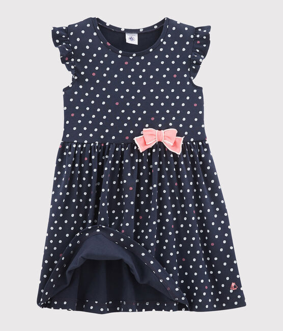 Girls' Dress SMOKING blue/MULTICO white