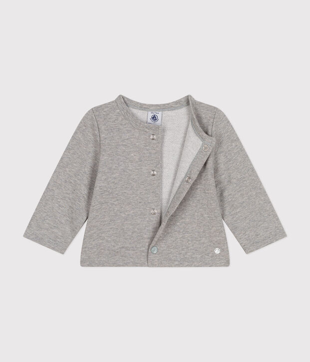 Babies' Fleece Cardigan grey