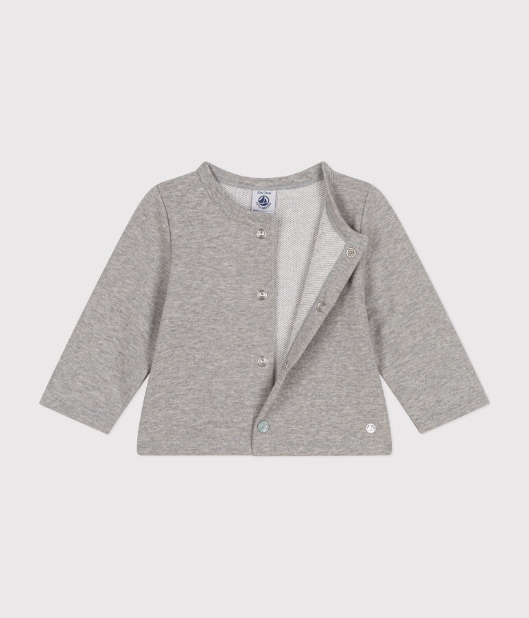 Babies' Fleece Cardigan grey