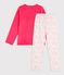 Pyjama  en velours pink/multicolor
