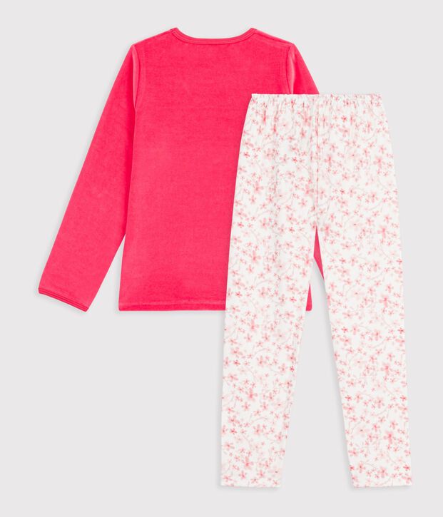Pyjama  en velours pink/multicolor