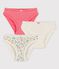 Girls' Floral Cotton Briefs - 3-Pack variante 1