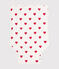 Babies' cotton changing mat MARSHMALLOW white/TERKUIT red