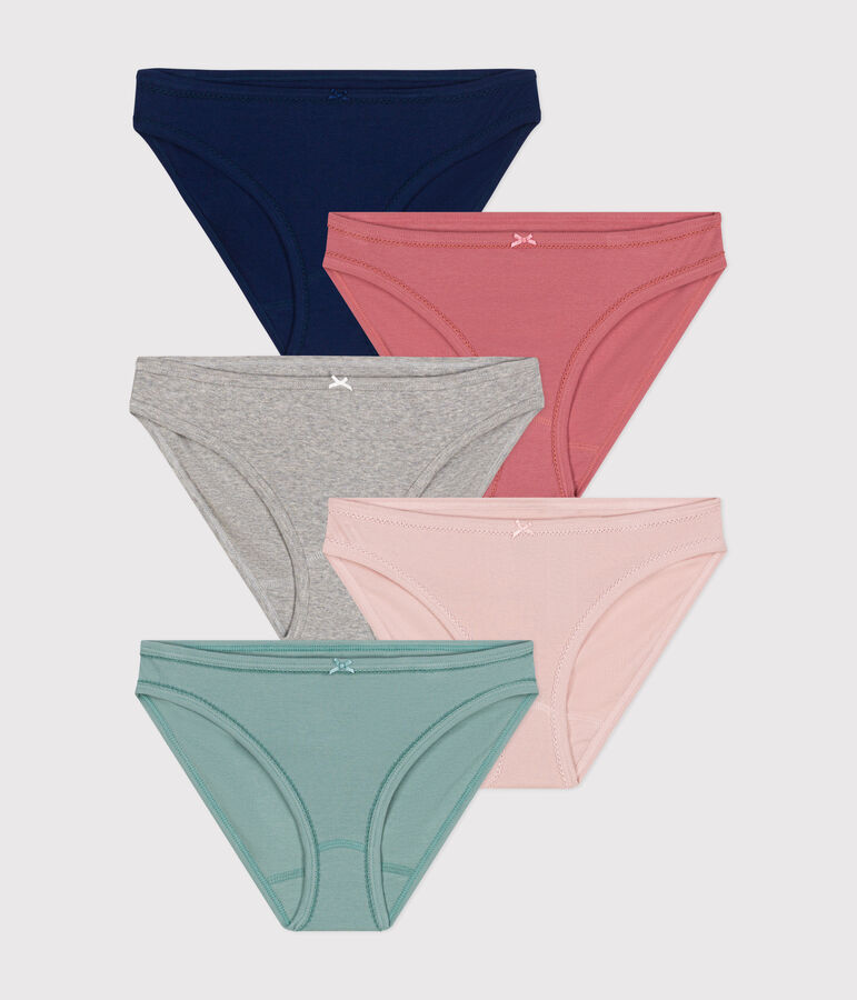 Women's cotton briefs - 5-pack multicolor