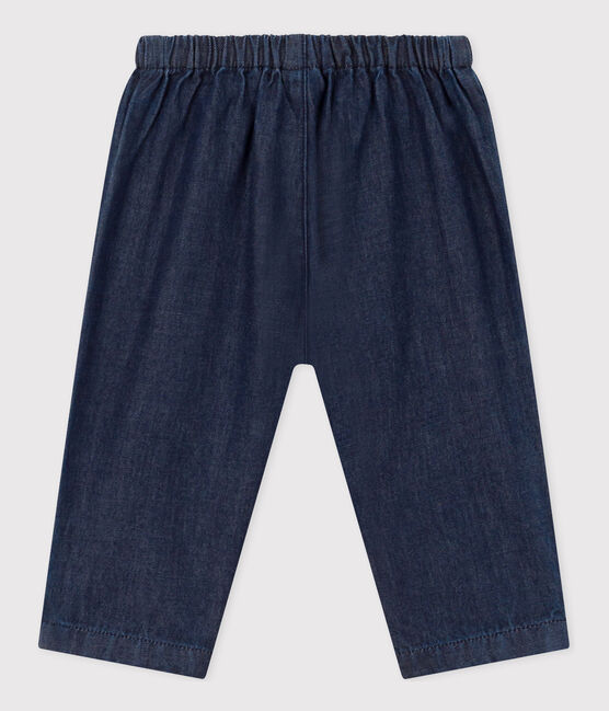Babies' Organic Light Denim Trousers DENIM blue