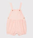 Baby Girls' Striped Short Dungarees