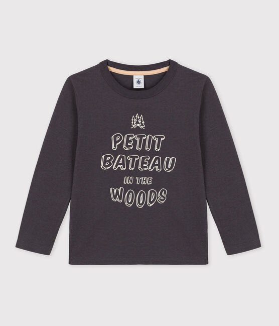 Boys' Long-Sleeved Cotton T-Shirt DUMBO grey