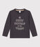 Boys' Long-Sleeved Cotton T-Shirt DUMBO grey